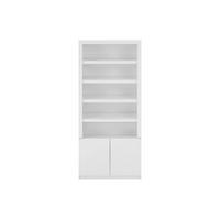 SCHUHSCHRANK - 81.7 x 30.7 - holz - weiß Dolmina - Weiß, Holz (81.7/184/30.7cm) - Vente-Unique