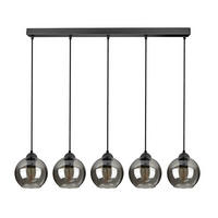 PEDELLEUCHTE HAGEN - Schwarz, Glas/Metall (15/100/100cm) - kiki design