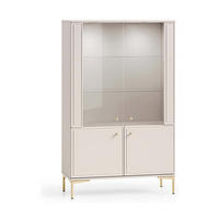 VITRINE – 92 cm – Sandro – Sandfarben - Sandfarben, Holzwerkstoff (92/149/40cm) - hi-markt