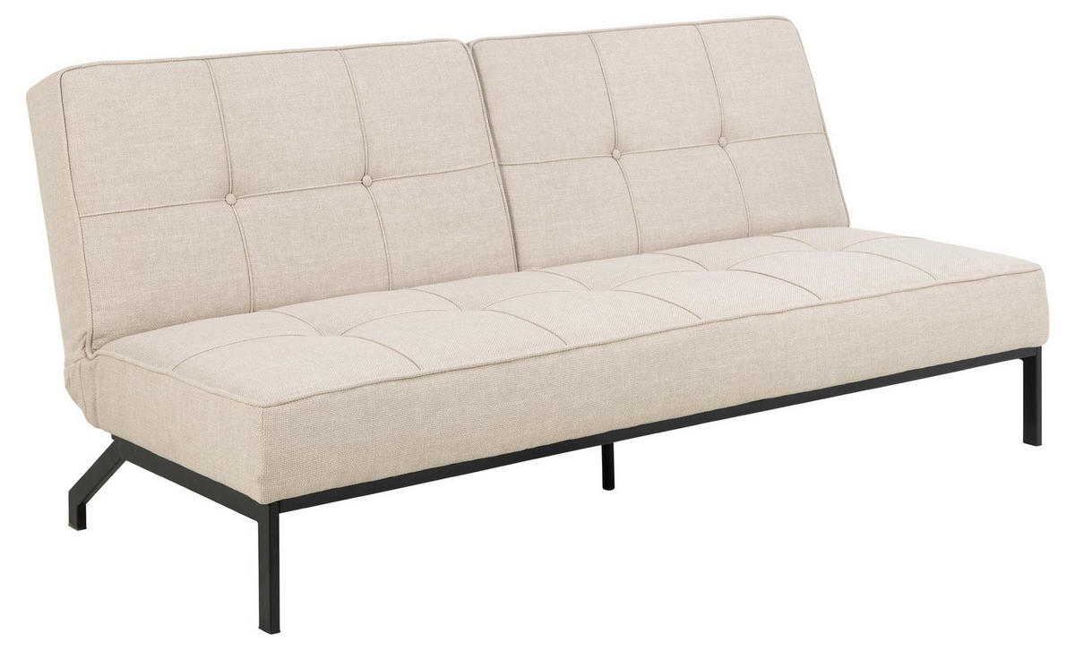 SCHLAFSOFA beige - Beige, Holzwerkstoff (198/87/95cm) - ebuy24