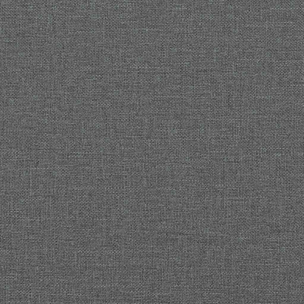 ESSZIMMERSTÜHLE 2 Stk. Dunkelgrau Stoff 45*54*86cm - Dunkelgrau, Metall (45/86/54cm) - ZMH