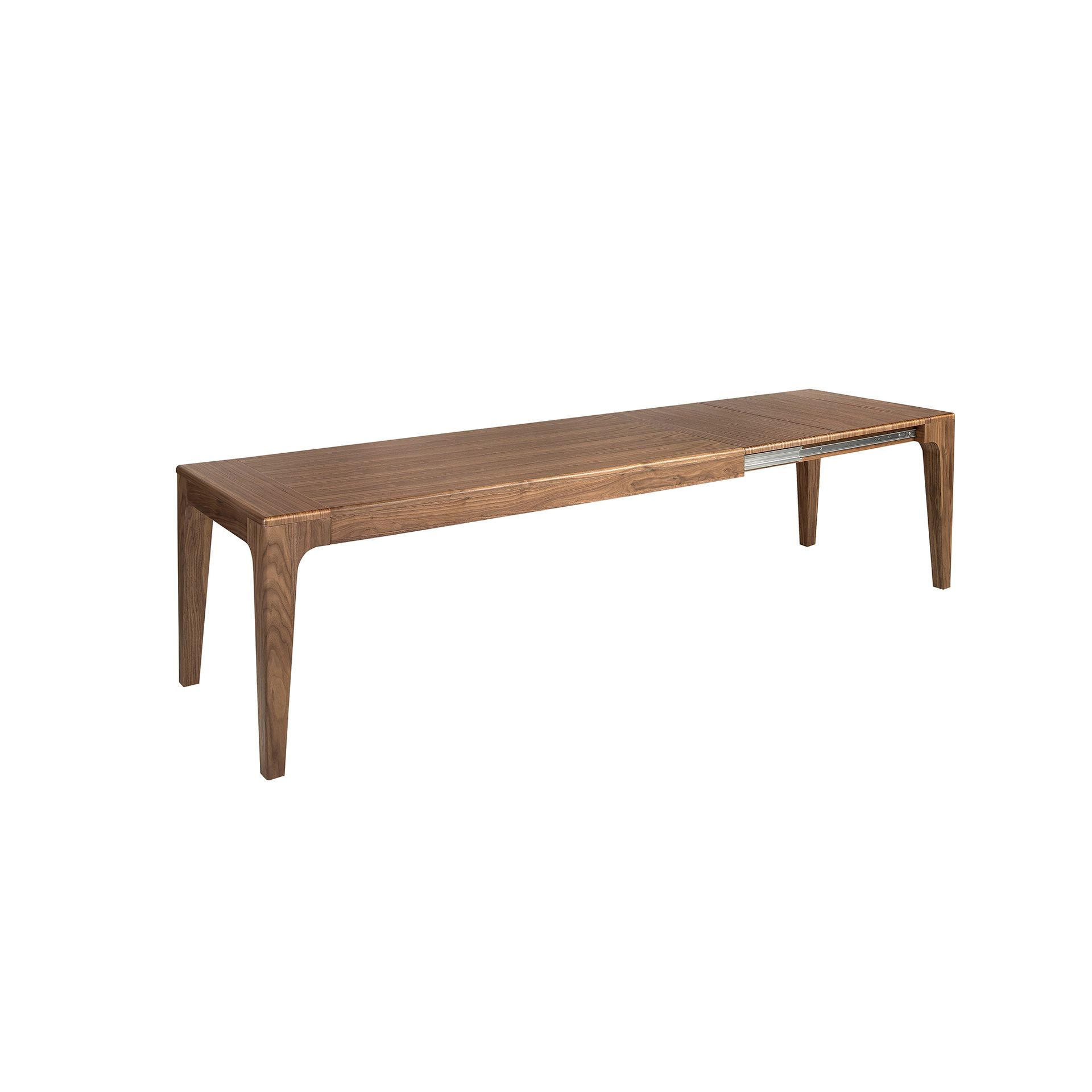ESSTISCH Rechteckiger ausziehbarer aus Nussbaumholz 200/90/75 cm - Nussbaumfarben/Walnussfarben, Holz/Holzwerkstoff (90/200/75cm) - ANGEL CERDA
