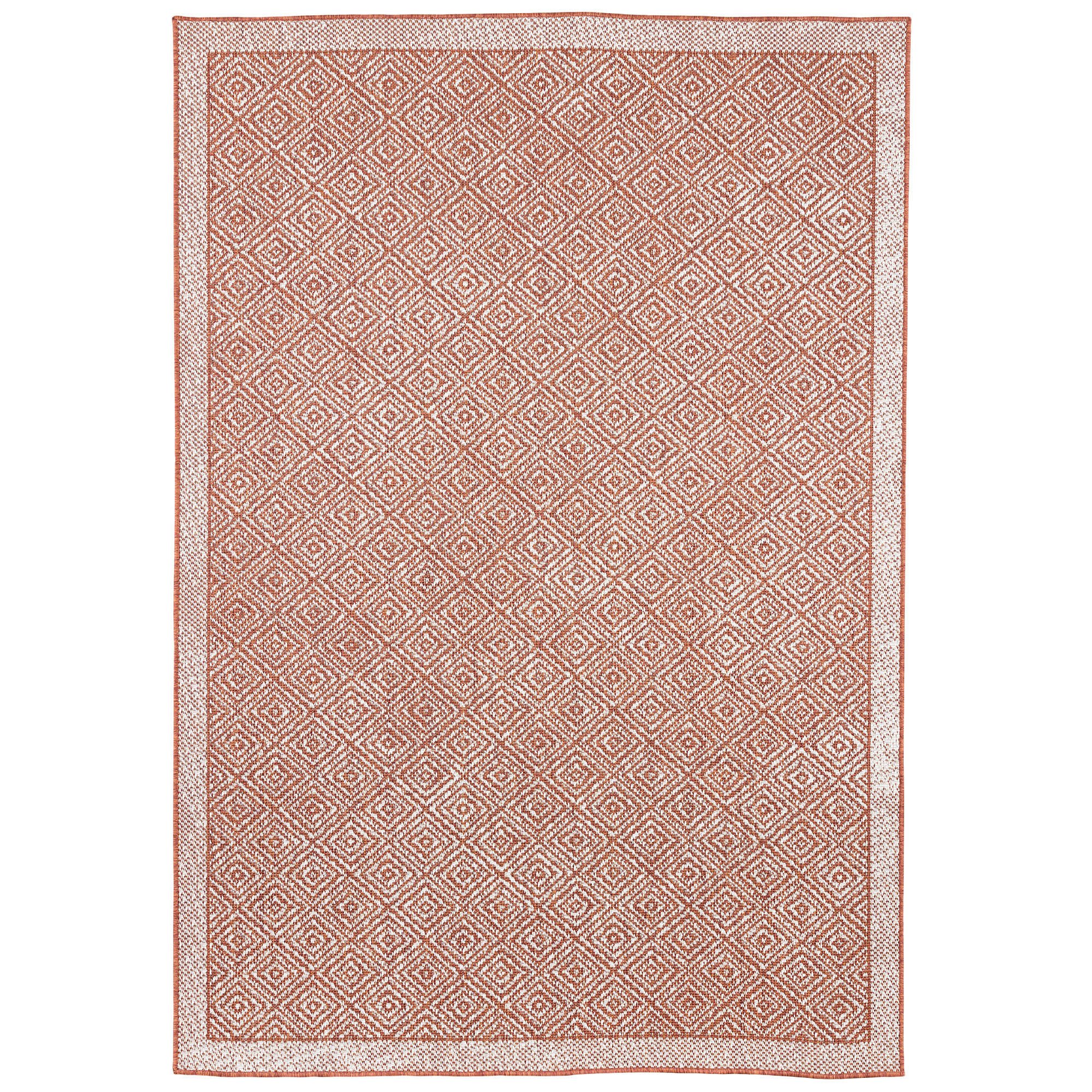 IN & OUTDOOR TEPPICH HAMPTON MELIERT - Terra cotta, Textil (140/200cm) - Pergamon