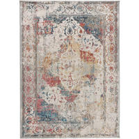 VINTAGE-TEPPICH Mehrfarbig Balaki 80/150 cm - Blaugrau/Multicolor, Naturmaterialien/Textil (80/150cm) - Atticgo