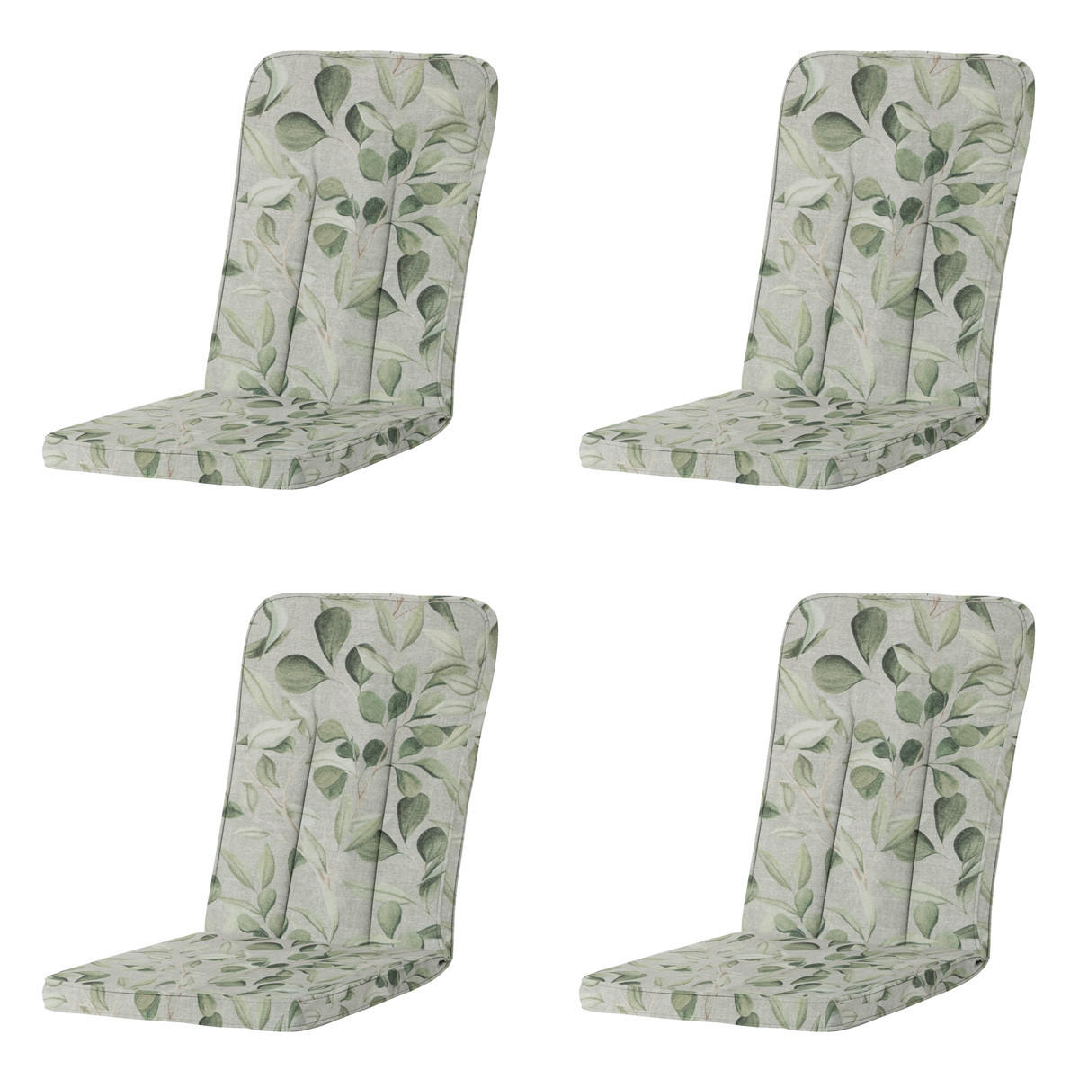 GARTENSTUHLKISSEN Diez 110/48 cm 4er-Set - Multicolor, Textil (48/5.5/110cm) - Madison