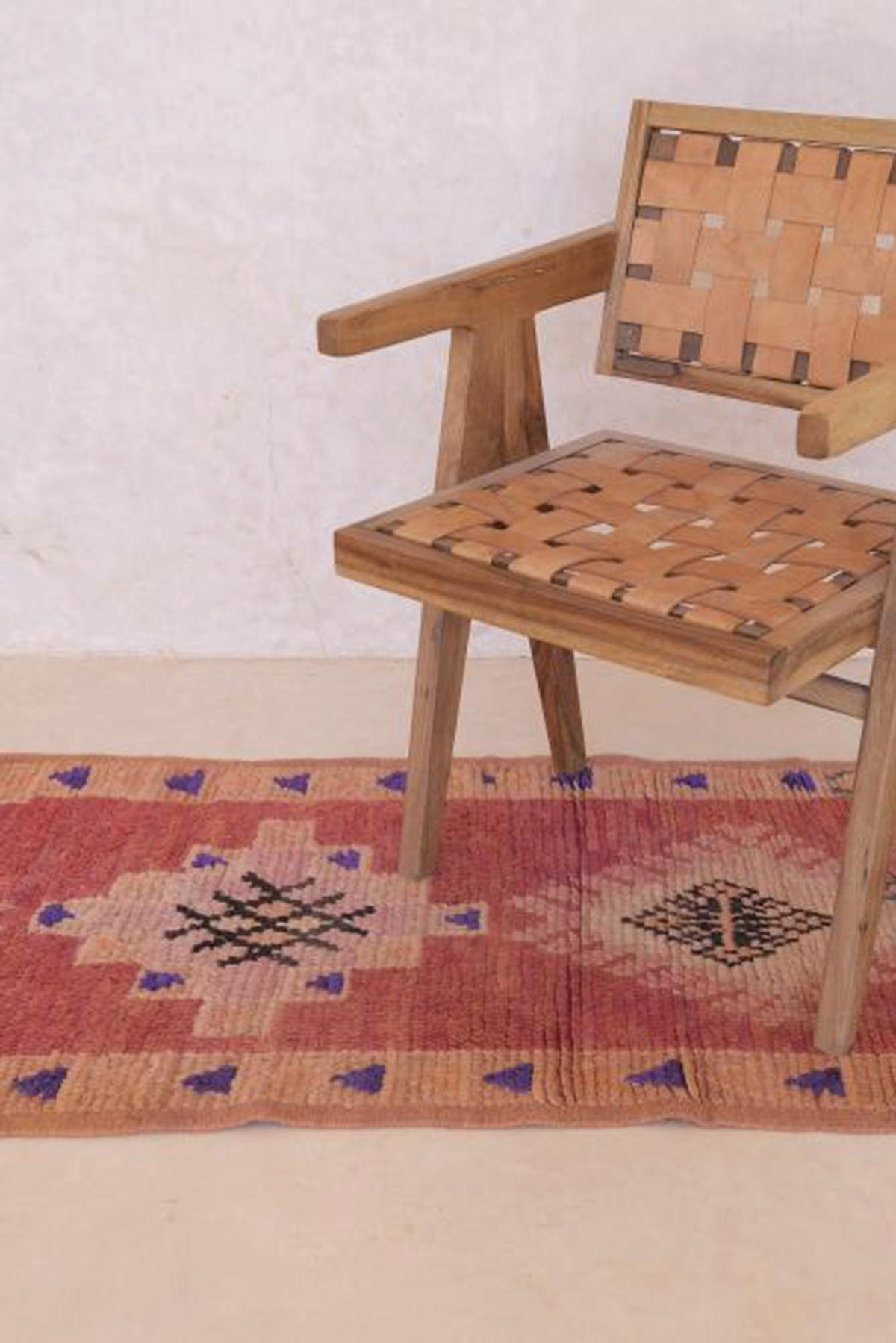 BERBERTEPPICH aus reiner Wolle 73x 266 cm - Pink, Naturmaterialien (73/266cm) - AFK Living