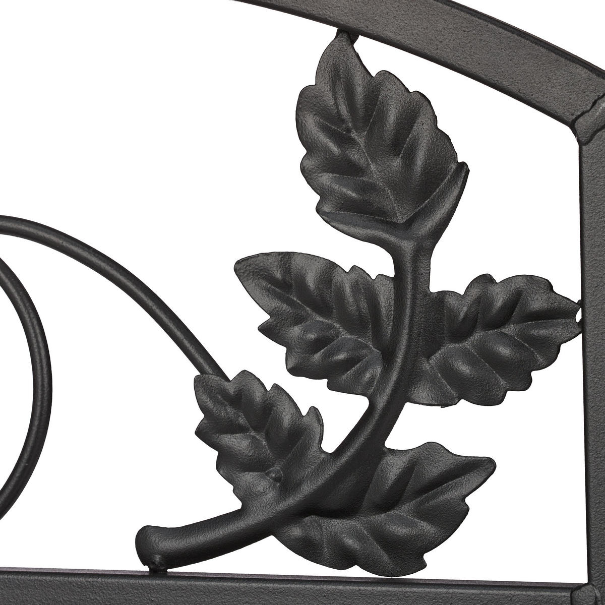 KAMINHOLZREGAL - Schwarz, Metall (51/44.5/32cm) - Relaxdays