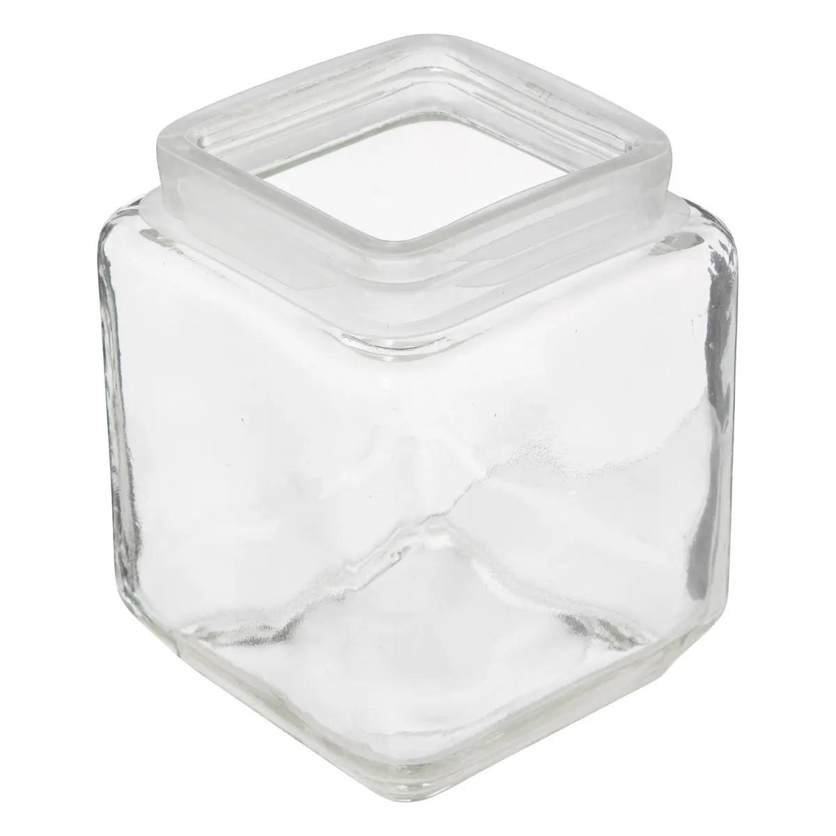 LEBENSMITTELBEHÄLTER aus Glas für lose Produkte 1,25 l 11/11/14 cm - Transparent, Glas (11/14/11cm) - 5five Simply Smart