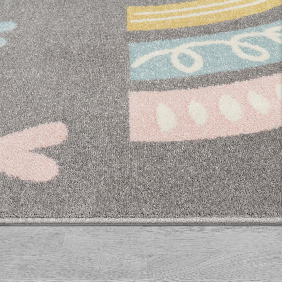 KINDERTEPPICH 80/150 cm Nino 887 - Grau, Textil (80/150cm) - Paco Home