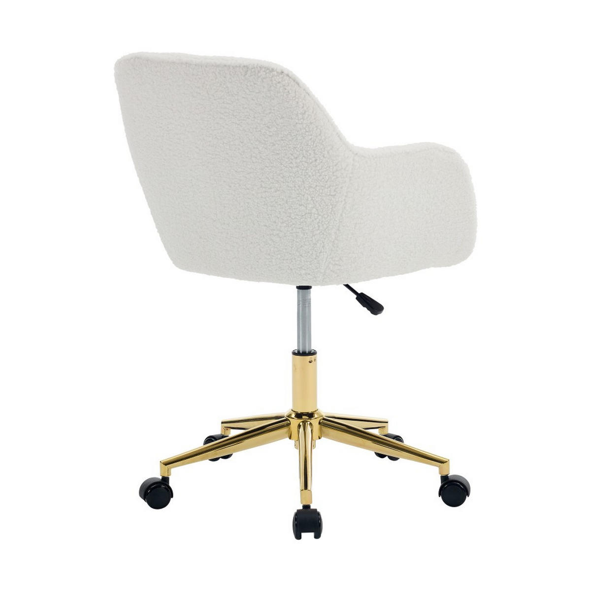 DREHSTUHL 360° drehbar Weiß - Weiß, Naturmaterialien (58/86/58cm)