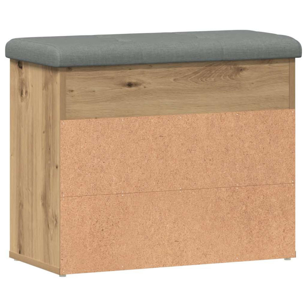 SCHUHBANK Artisan-Eiche 62/32/50 Cm Holzwerkstoff - Braun, Holzwerkstoff (32/50/62cm) - vidaXL