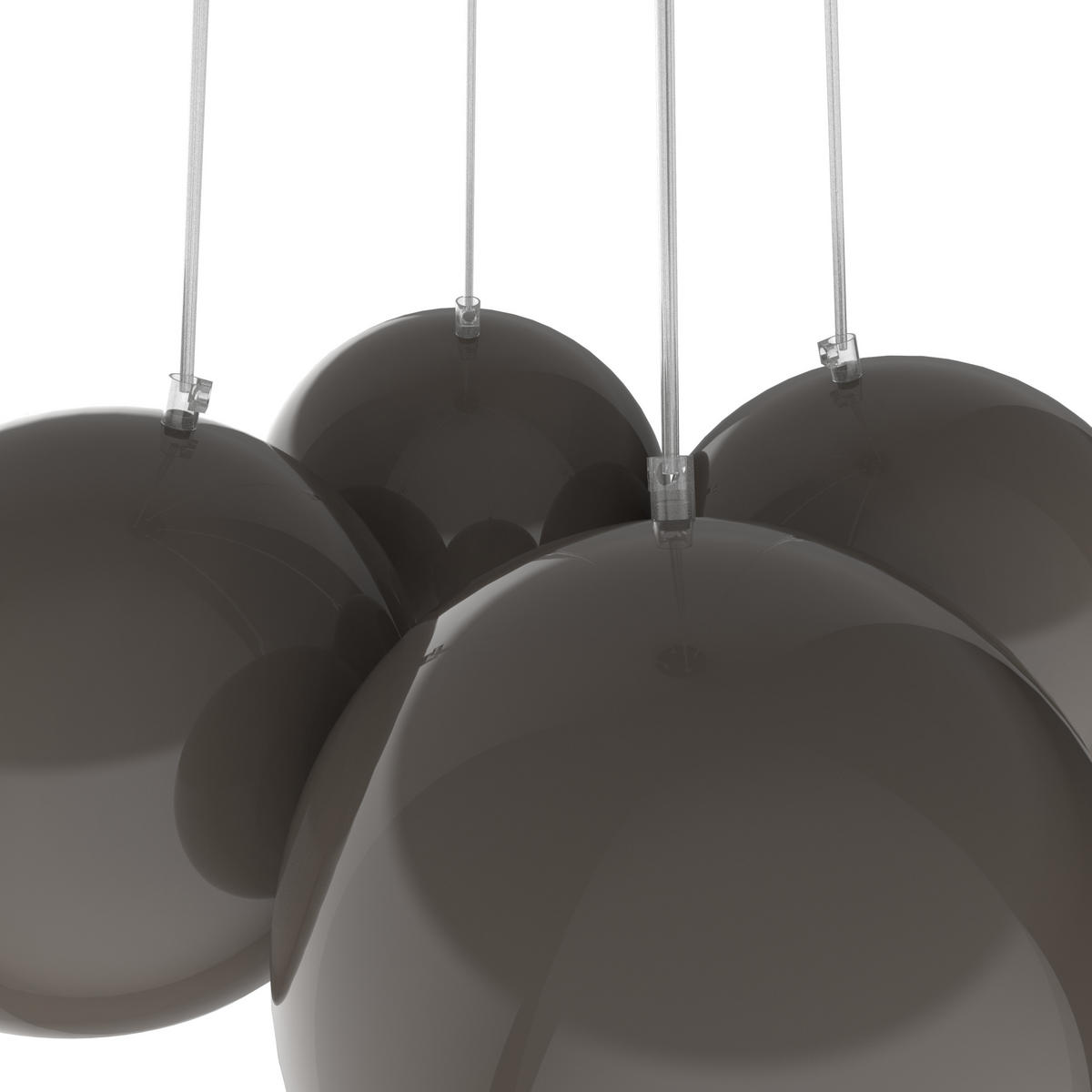 HÄNGELEUCHTE - Graubraun, Metall (25/25/20cm) - Lumicom