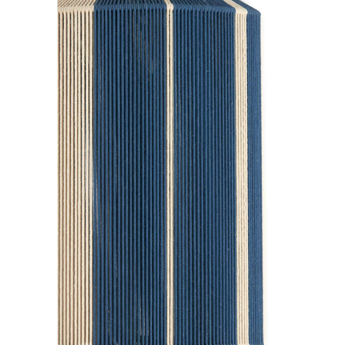 HÄNGELAMPE Kozana Blau 48/48/55 cm - Blau, Textil (48/48/55cm) - Light & Living