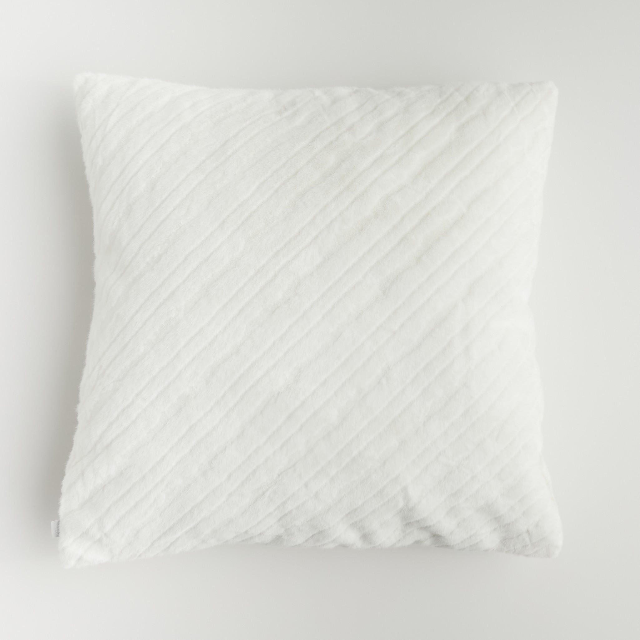 KISSENBEZUG Pufos - Weiß, Textil (45/45cm) - home&you