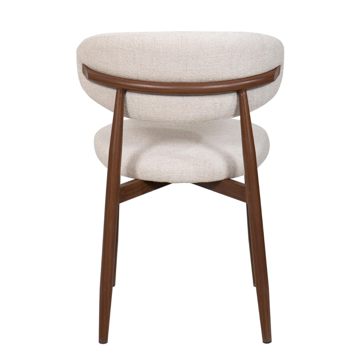 ESSZIMMERSTUHL 2er Set aus Stoff, beige - Beige, Textil (52/77/56cm) - Giga Meubel