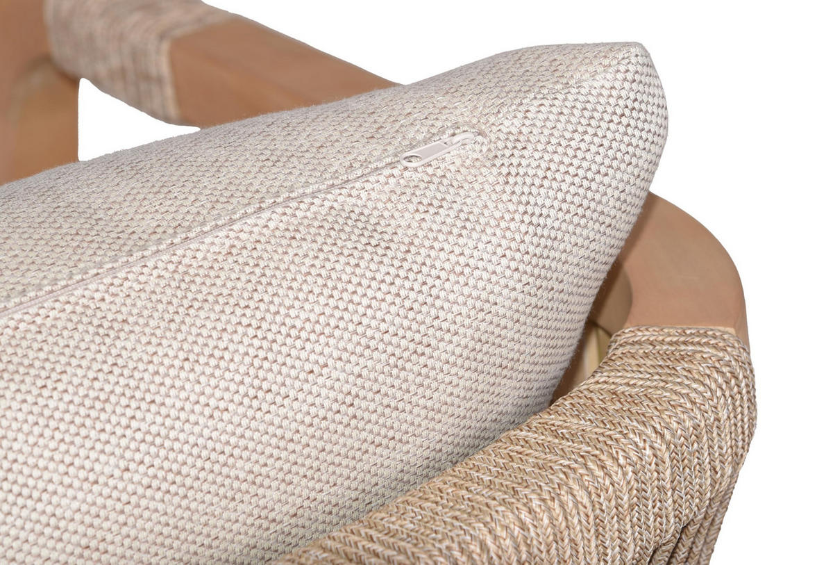 GARTENSTUHL 2er Set Durham Gartenstühle - Hellbraun, Holz (59/75/63.5cm) - DELUKE