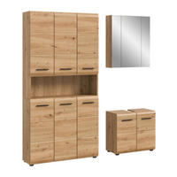BADEZIMMER Alba 3-tlg. (B/H/T: ca. 165/185/30 cm) in Artisan Oak /Artisan Oak - Eiche Artisan, Holz (165/185/30cm)