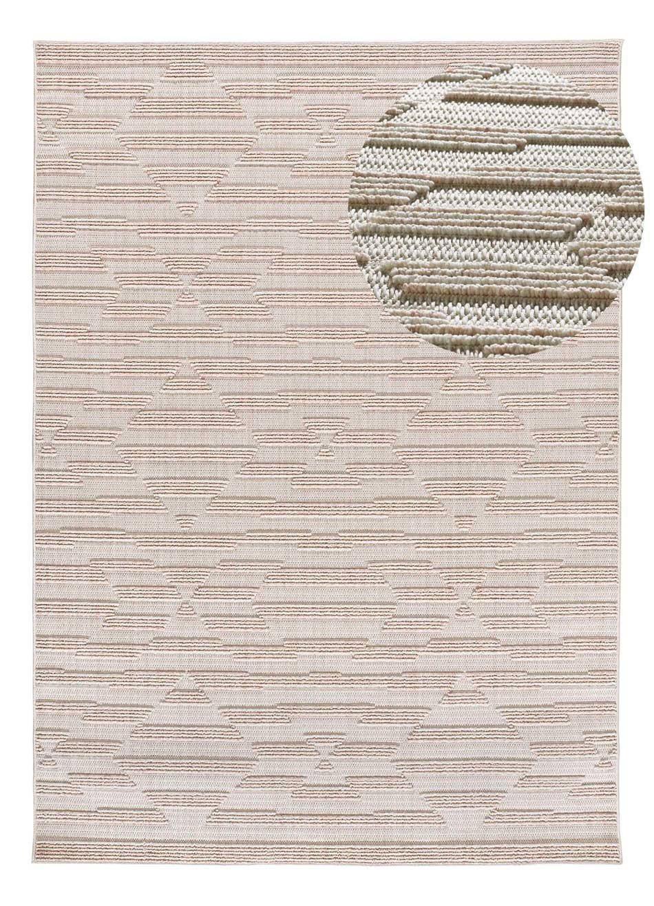 VINTAGE-TEPPICH Beige Element 134/200 cm - Beige, Naturmaterialien/Textil (134/200cm) - Atticgo