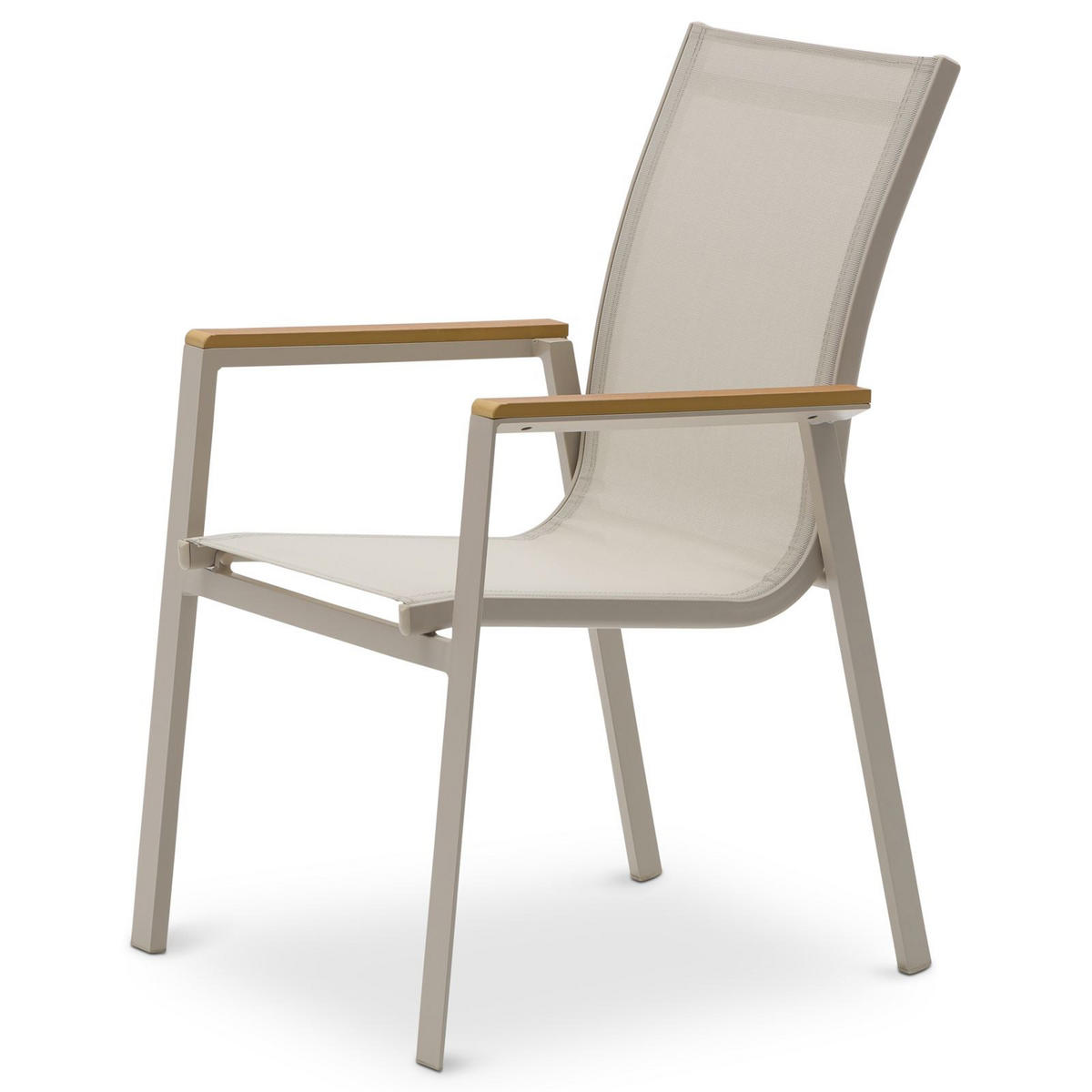 6ER-SET GARTENSTÜHLE WINDY 6ER-SET - Grau, Textil (55/91/66cm) - IDIMEX