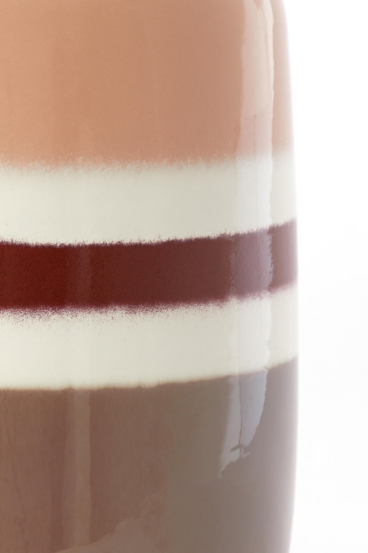 BEISTELLTISCH Franca Orange Ø34/46,5 cm - Orange, Keramik (34/34/46.5cm) - Light & Living