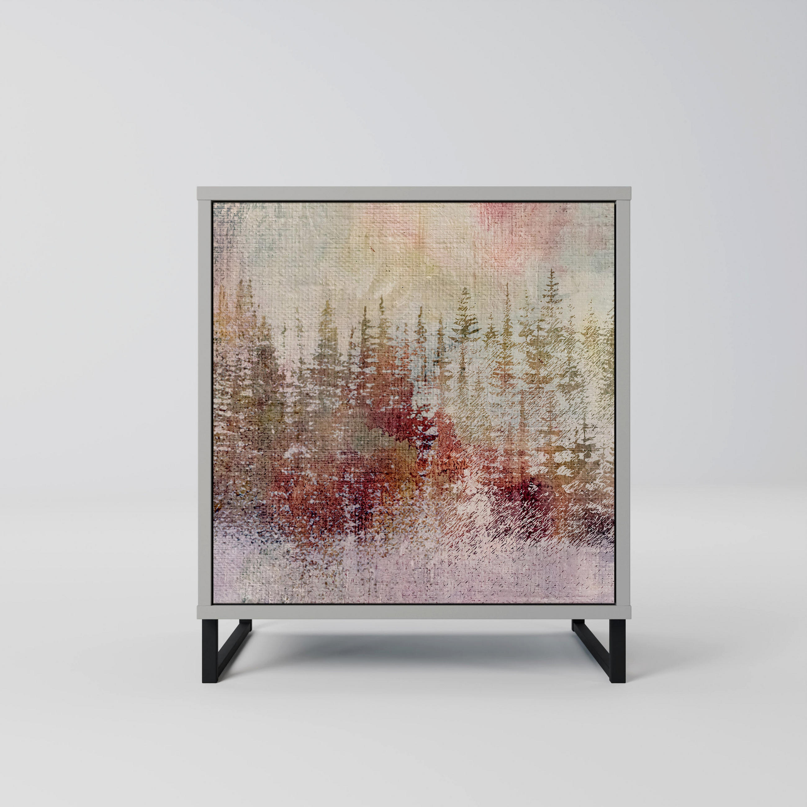 SpaceRebels Sideboard Grau 57.5x67.5x42 cm