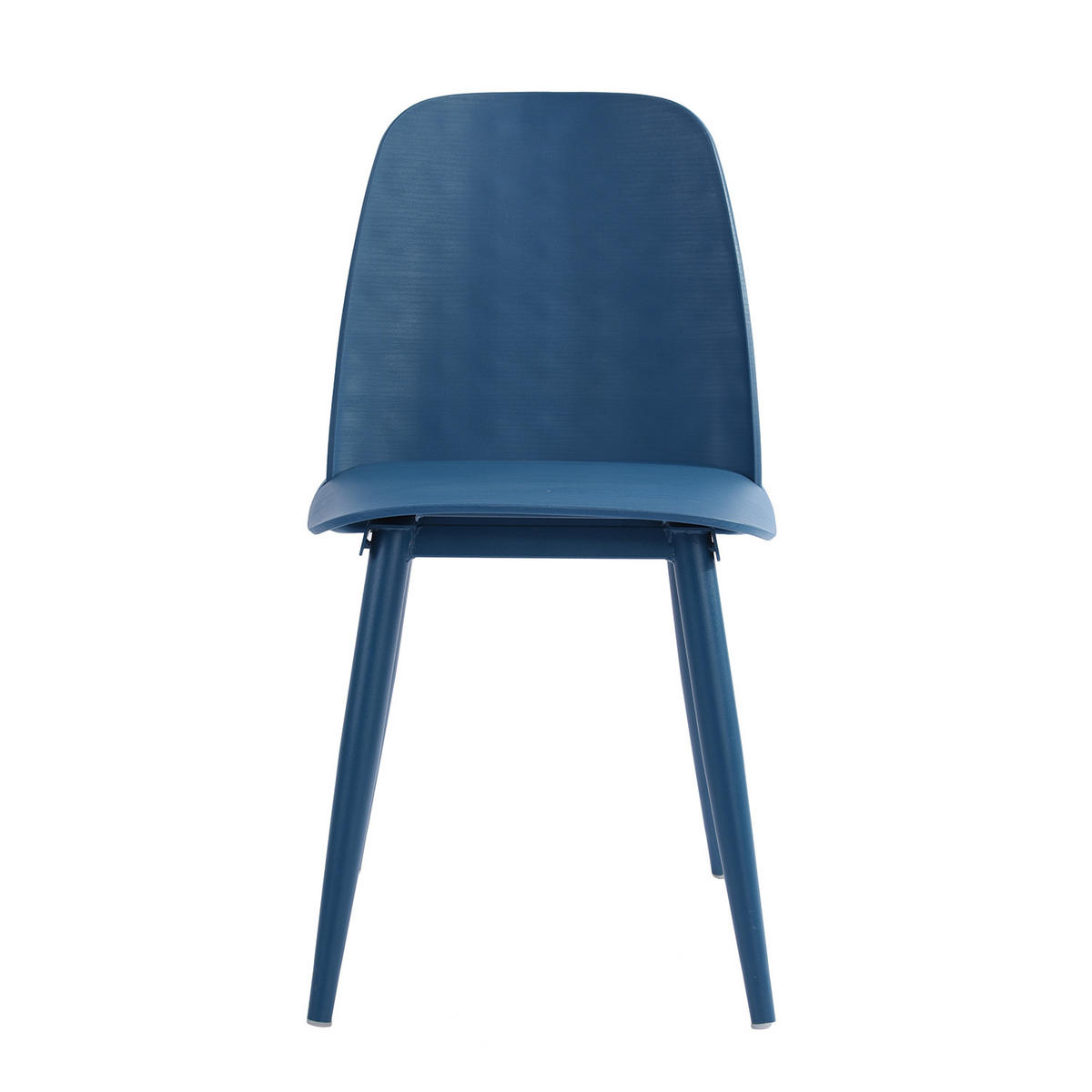 ESSZIMMERSTUHL 4er-Set Kunststoff - Blau, Kunststoff/Metall (44/81/52cm) - Urban Meuble