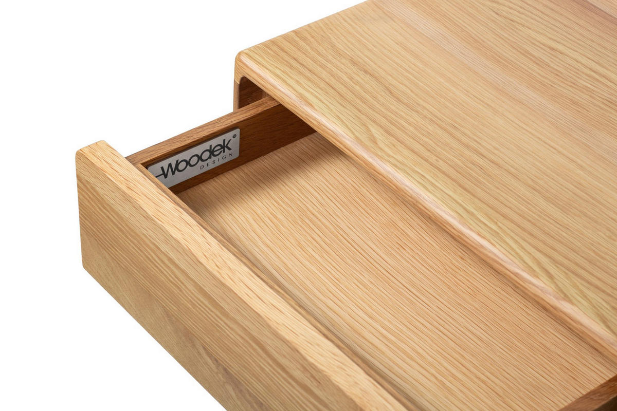 NACHTTISCH Frank 2er Set, Eiche - Beige, Holz (40/12/30cm) - WOODEK