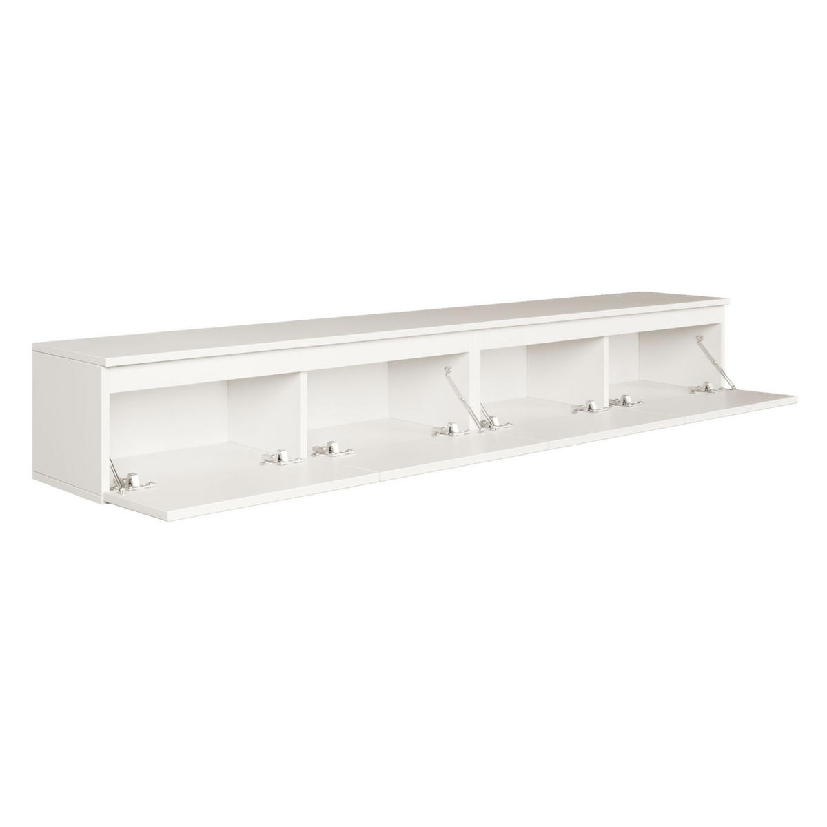 TV-LOWBOARD Bemmi Weiß 200 cm - Weiß, Holzwerkstoff (200/28.4/31.8cm) - Selsey