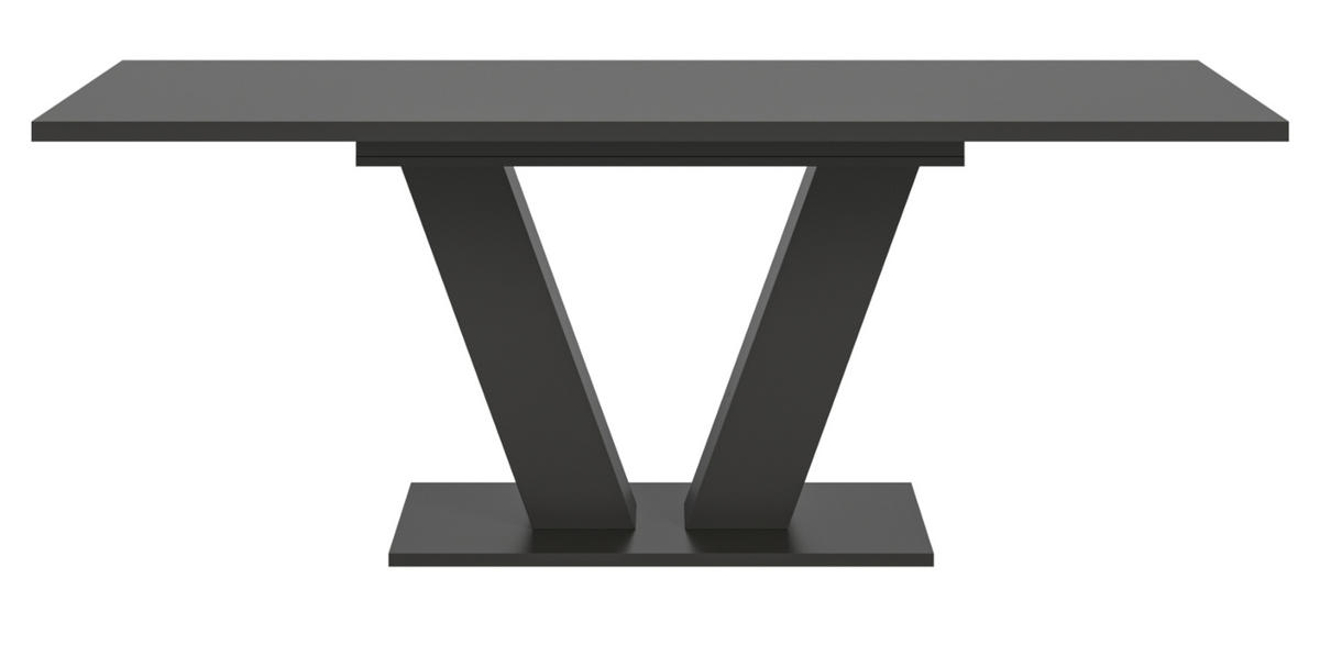 ESSTISCH grau 150 - 190 cm, Küchentisch ausziehbar - Grau, Holz/Holzwerkstoff (150/90/76cm) - Inn.Furn