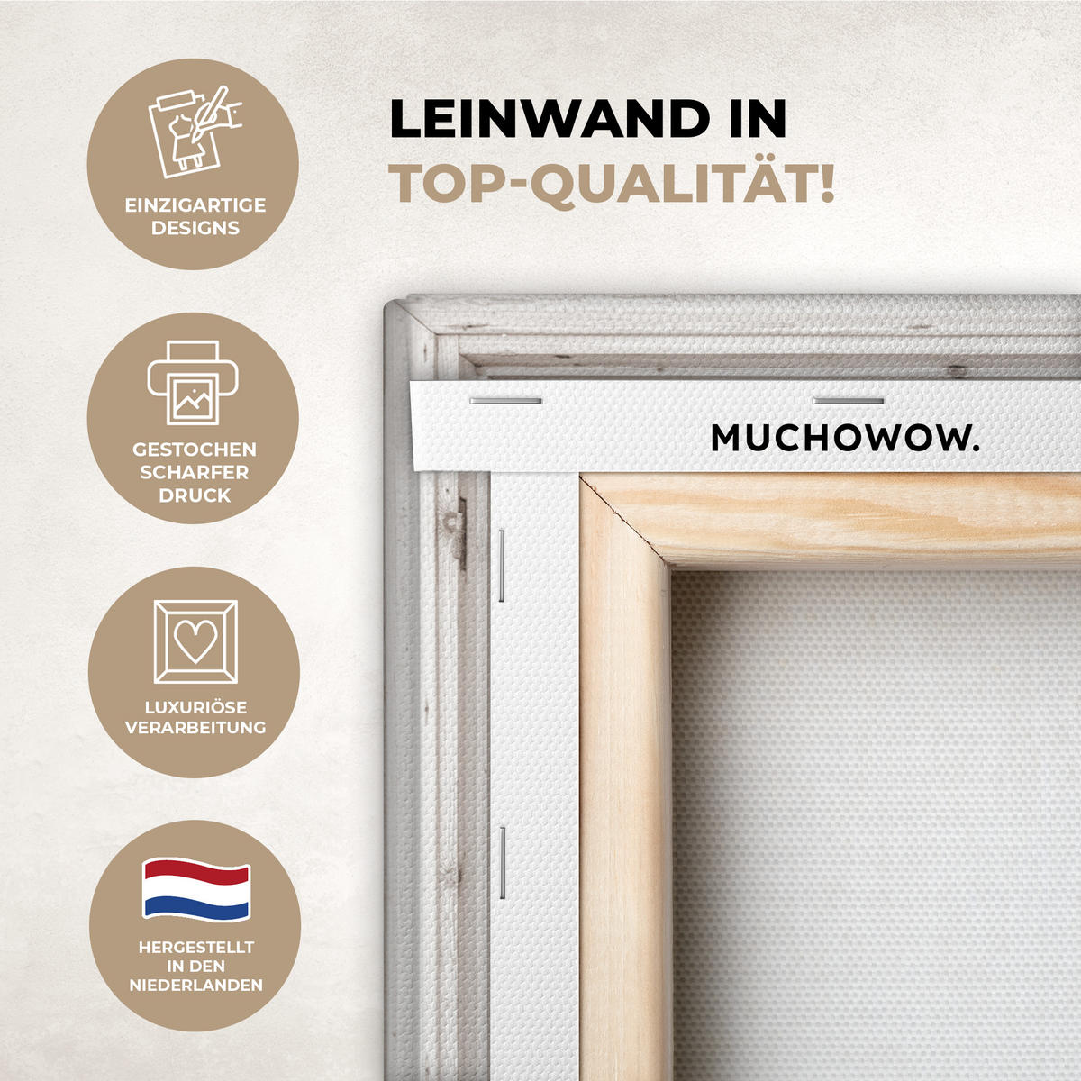 LEINWANDBILD Winterlandschaft - Hütte - Berge - Ausblicke - Aussicht - Natur 40x30 cm - Weiß Hochglanz, Textil (40/30cm) - MuchoWow