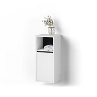 MIDISCHRANK Vomano Weiß 38 x 80 cm - Weiß, Holzwerkstoff (38/80/33cm) - Livinity®