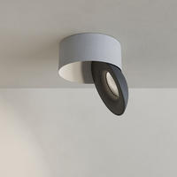 LED-AUFBAULEUCHTE Santa Neo Weiß/Schwarz Neutralweiß - Schwarz/Weiß, Metall (10.8/10.8/5cm) - s.luce