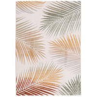 DESIGNER TEPPICH FARO TROPICAL BLÄTTER - Naturfarben, Textil (80/150cm) - Pergamon