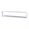 CD-REGAL Cube 80 Metall, Lounge Design weiß - Weiß, Metall (80/14/15cm) - DESIGN DELIGHTS