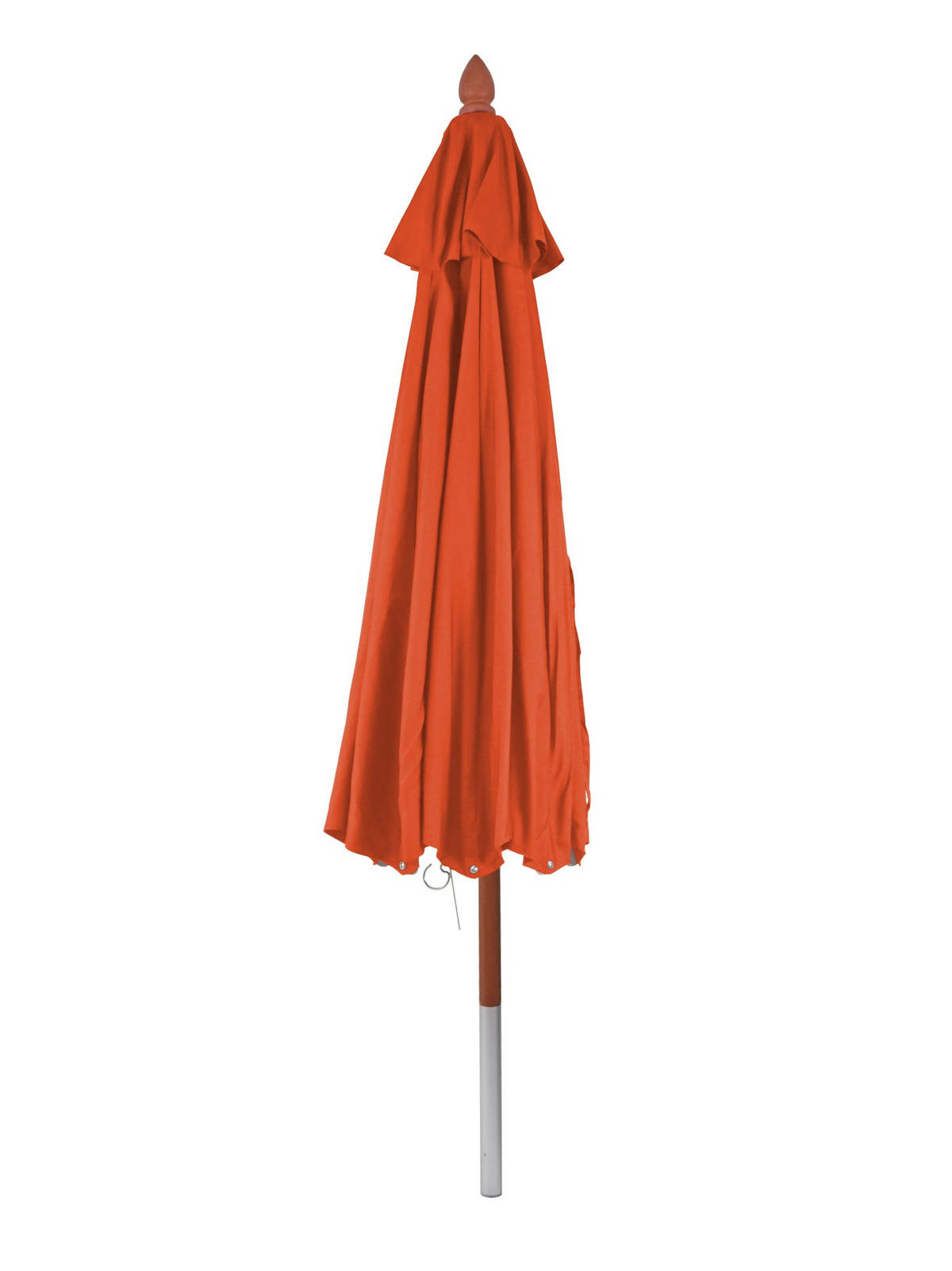 GASTRONOMIE SONNENSCHIRM RUND Orange - Orange, Holz (400/400cm) - MCW