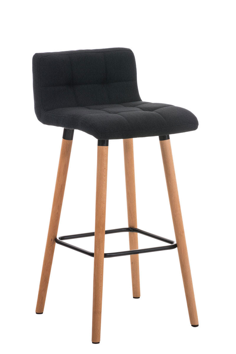 Deluke Barhocker Schwarz 42x94x49 cm