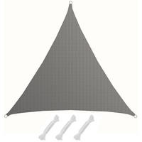 SONNENSEGEL Luftdurchlässig 500 cm Grau - Grau, Kunststoff (500/500cm) - Amanka