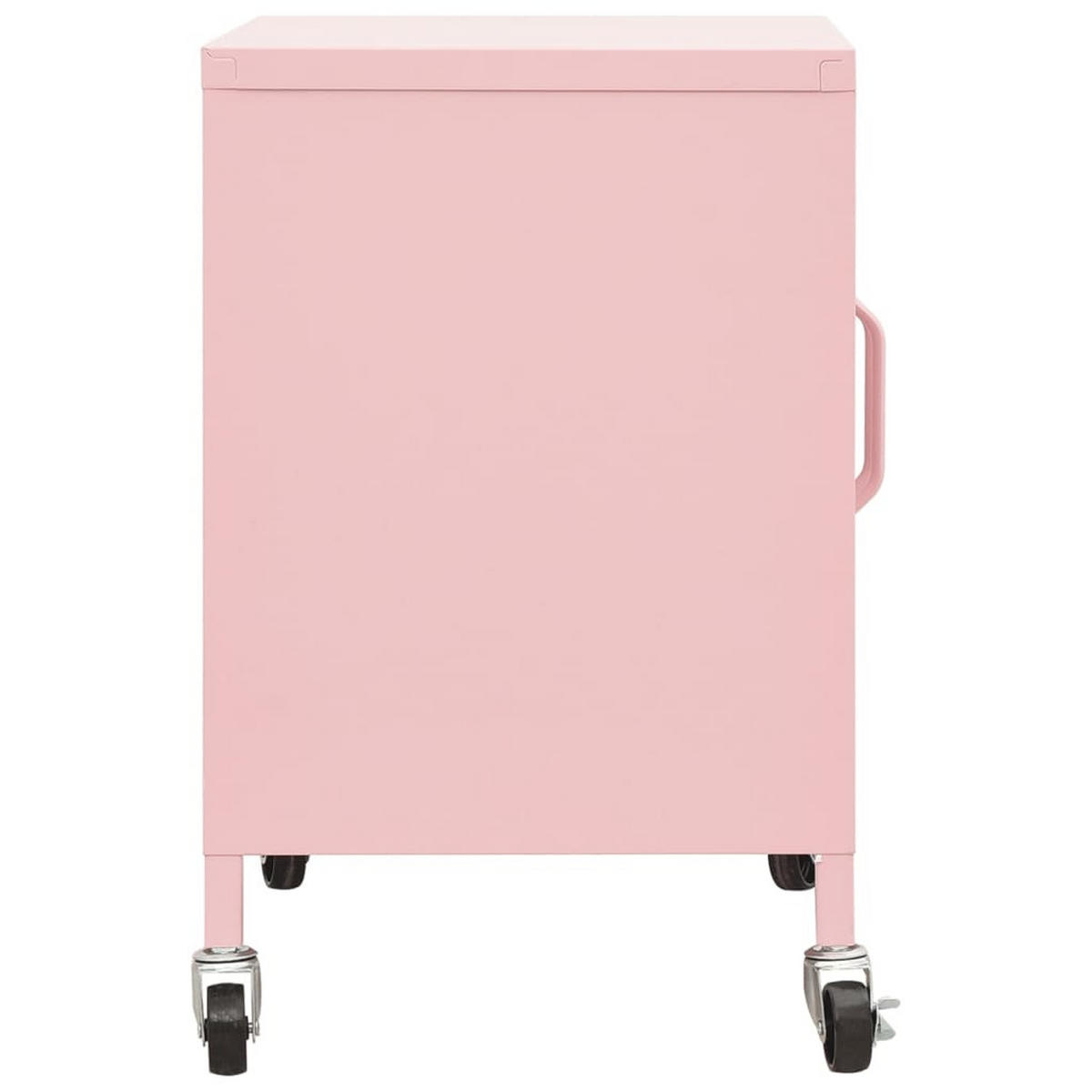 LAGERSCHRANK ROSA 60X35X56 CM STAHL - Pink, Metall (35/56/60cm) - vidaXL