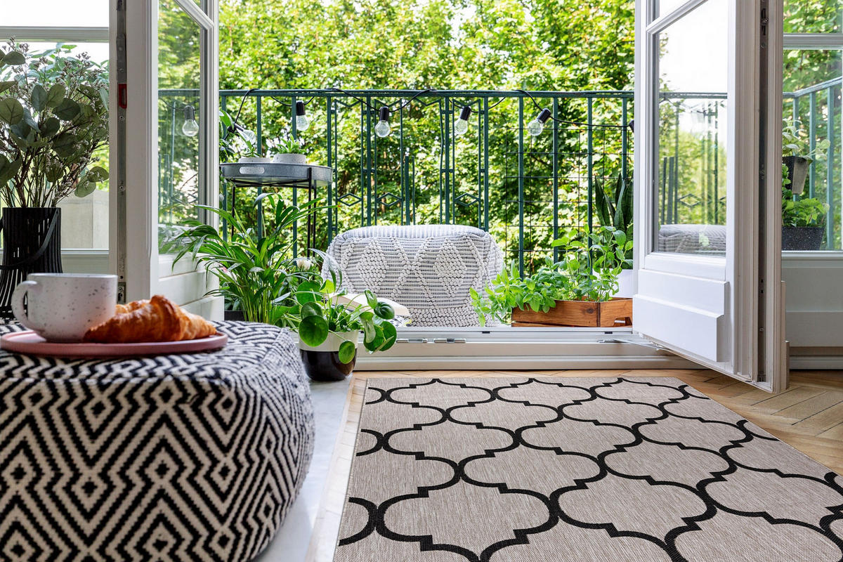 TEPPICH Floorlux 240/330 cm - Grau, Textil (240/330cm) - rugsX