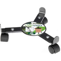 PFLANZENROLLER Metall Blumenroller - Schwarz, Metall (24/24/5cm)