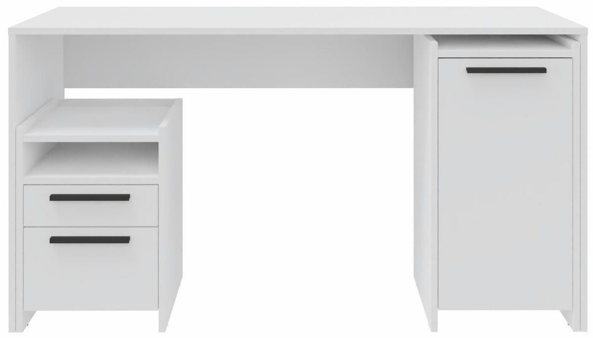KOMMODE ALTIVO 1D Weiß 36/35,6/70,4 cm - Weiß, Holzwerkstoff (36/70.4/35.6cm) - Matkam Möbel