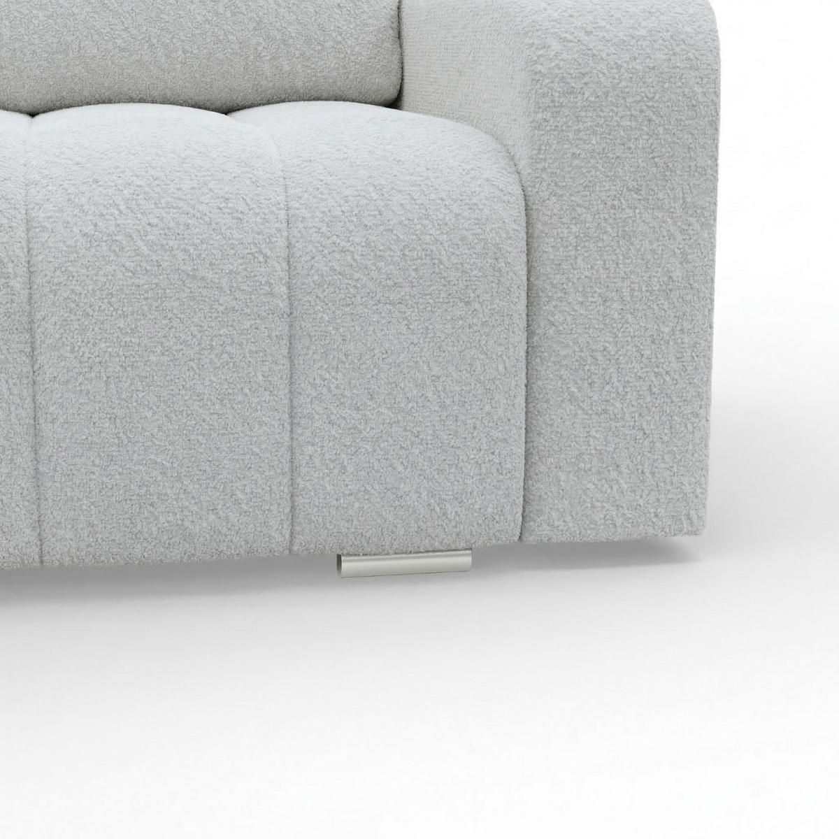 SOFA 3-SITZER MIT SCHLAFFUNKTION ABRIELLE Grau - Grau, Textil (97/87/227cm) - Mebligo