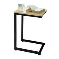 BEISTELLTISCH Natur - Naturfarben, Holzwerkstoff/Metall (40/30/60cm) - SoBuy
