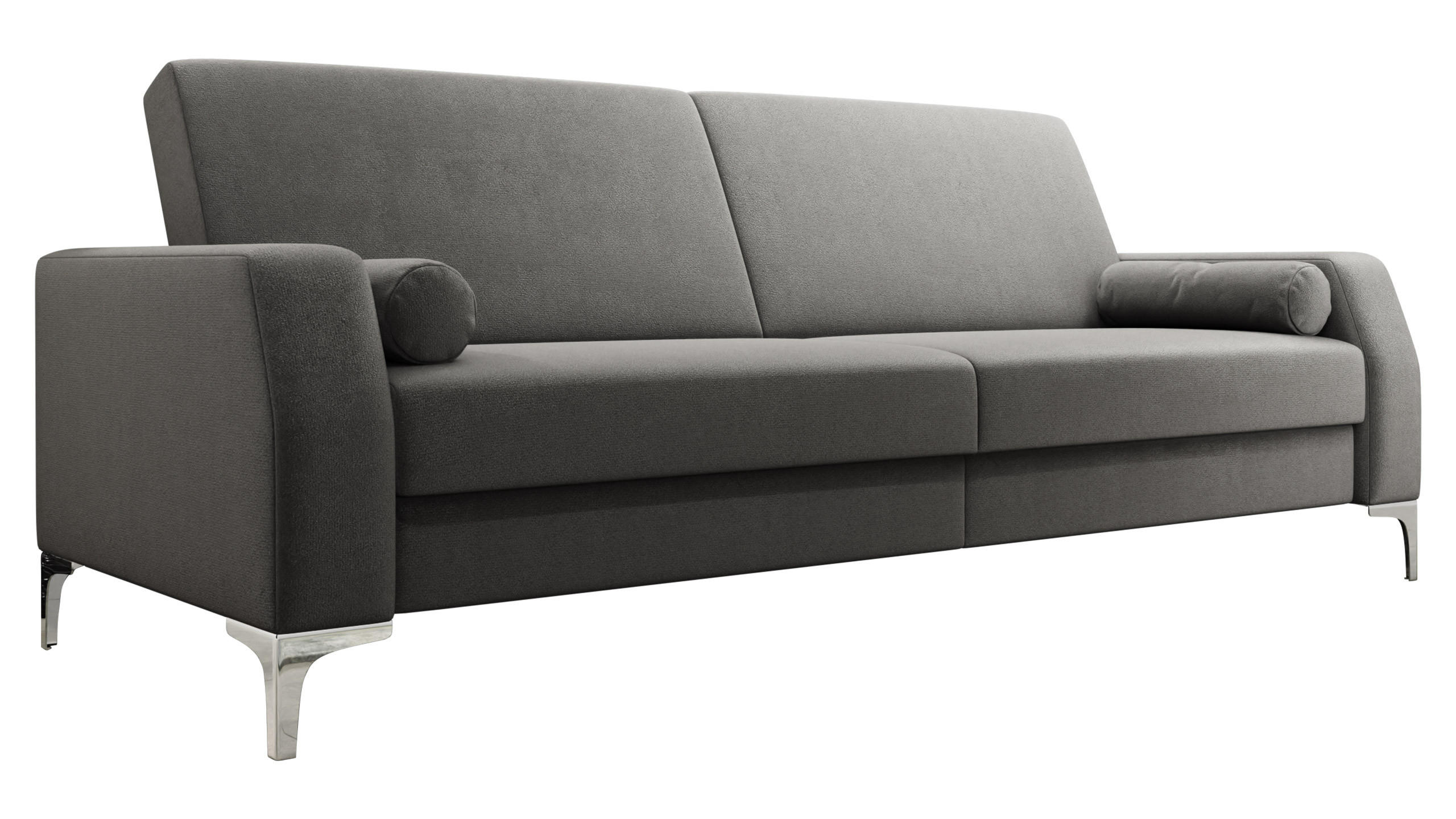 SCHLAFSOFA Noelia - Silberfarben/Grau, Holz/Textil (225/90/87cm) - MIRJAN24