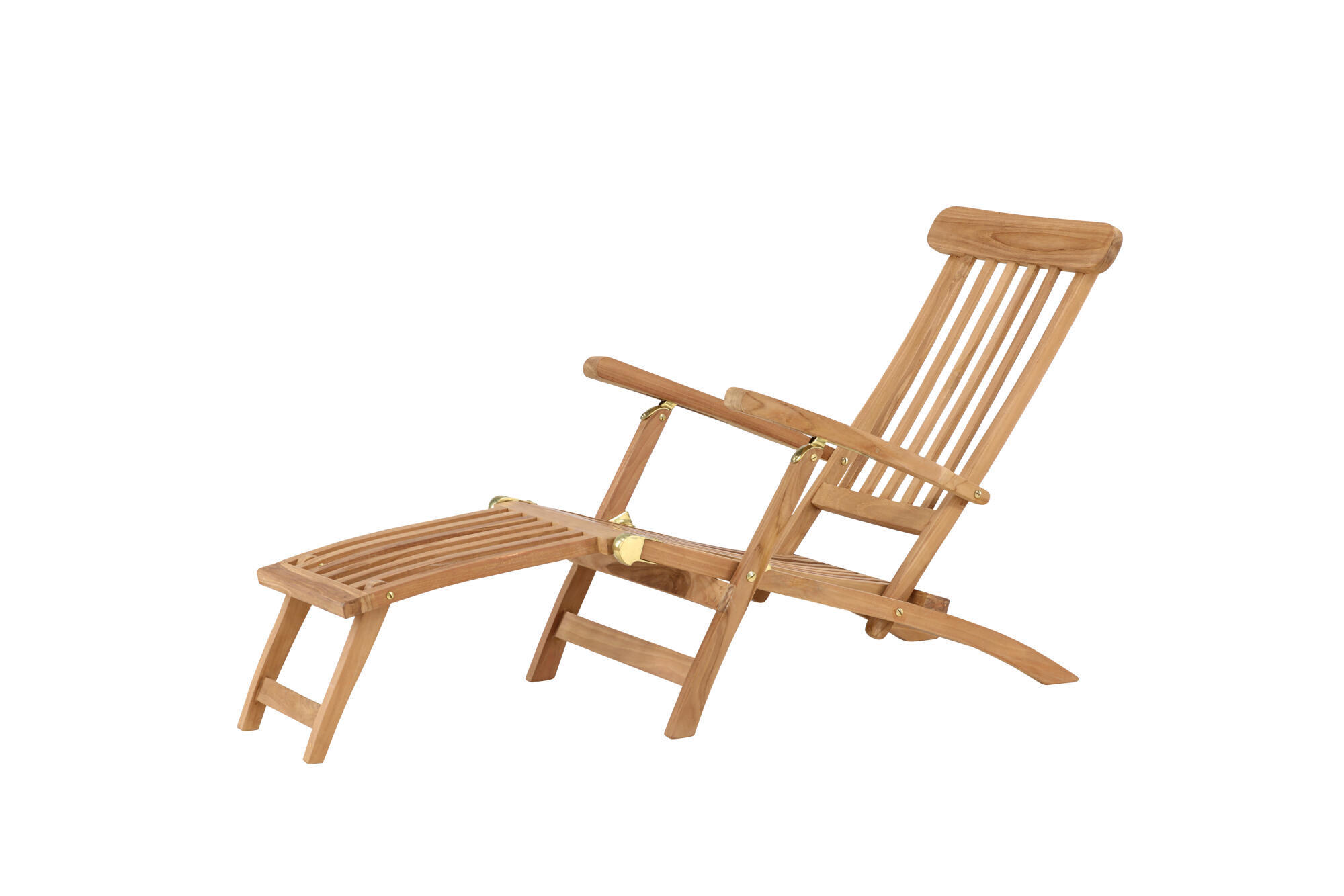 SONNENLIEGE KENYA Braun 60x150x95 cm - Braun, Holz (60/95/150cm) - FURNLUX