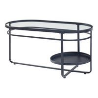 COUCHTISCH Kumla 90/42.5/46 cm - Schwarz, Metall (42.5/90/46cm) - [en.casa]