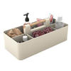 MAKE-UP-ORGANIZER 32/15.5/8 cm (Beige) - Grün, Kunststoff (15.5/8/32cm) - Intirilife