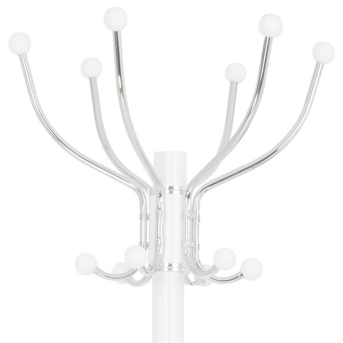 GARDEROBE aus metall 36x178cm - Weiß, Metall (36/178/36cm) - Wanderlust