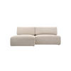 ECKSOFA Ripley mit Schlaffunktion, Beige - Beige, Textil (223/150cm) - Fedve