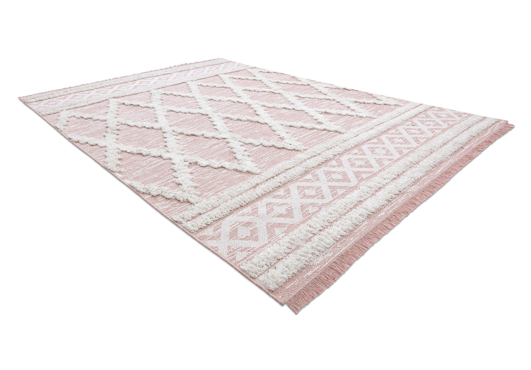 Thumbnail - rugsX Teppich, Pink, Textil, Rechteckig, 136x190 cm, Teppiche & Böden, Teppiche